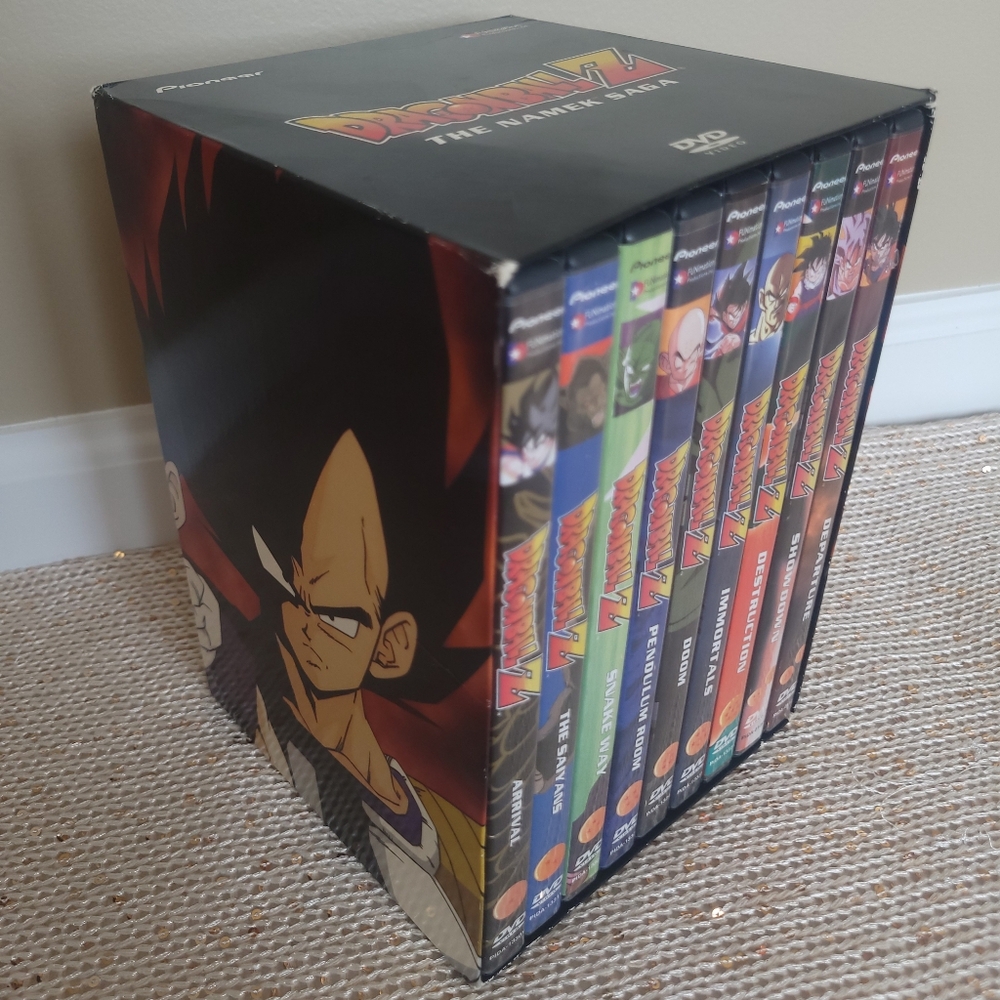 Vintage Dragon Ball Z The Namek Saga Box Set Pioneer DVD 1999 Complete 9-Disc